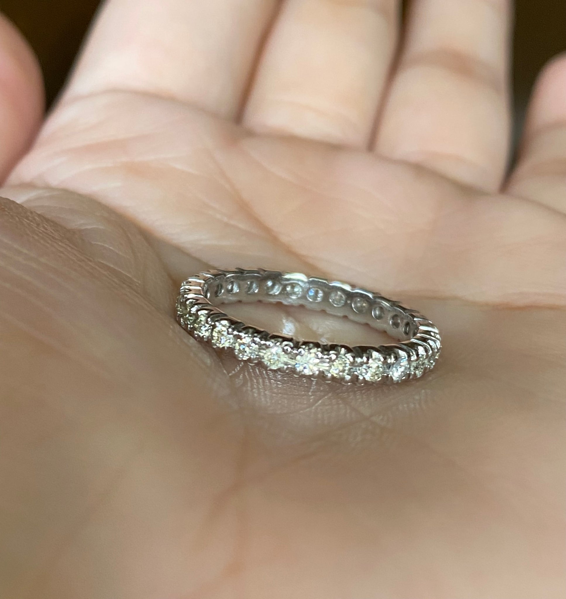 Diamond eternity ring