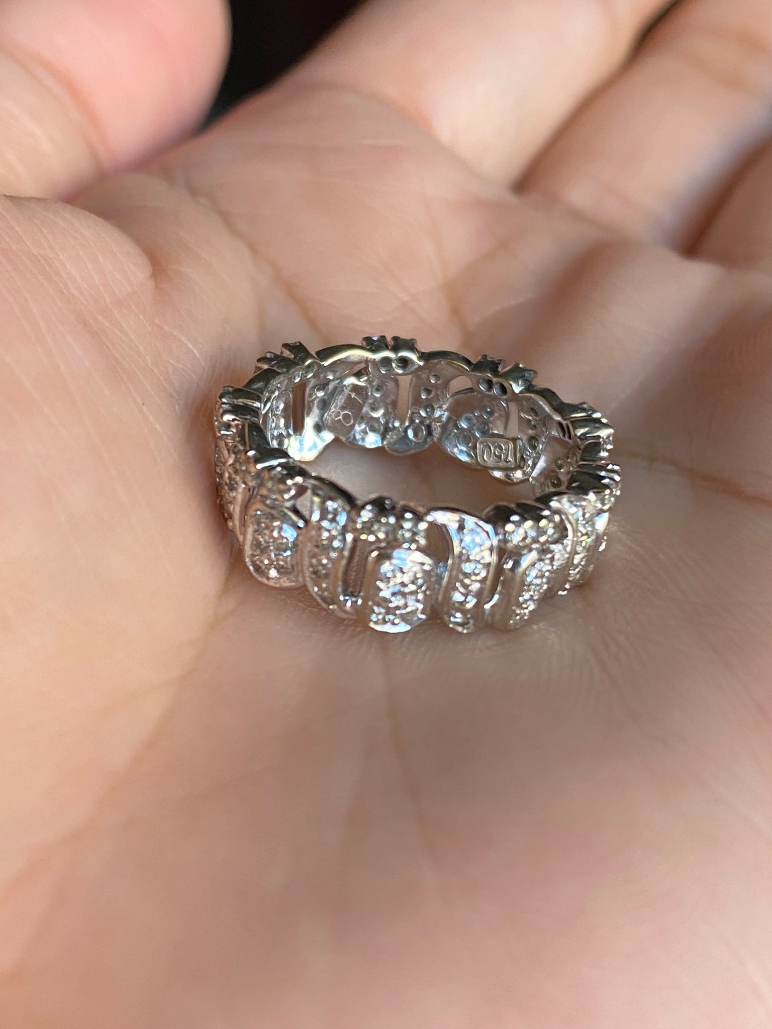 Diamond eternity ring