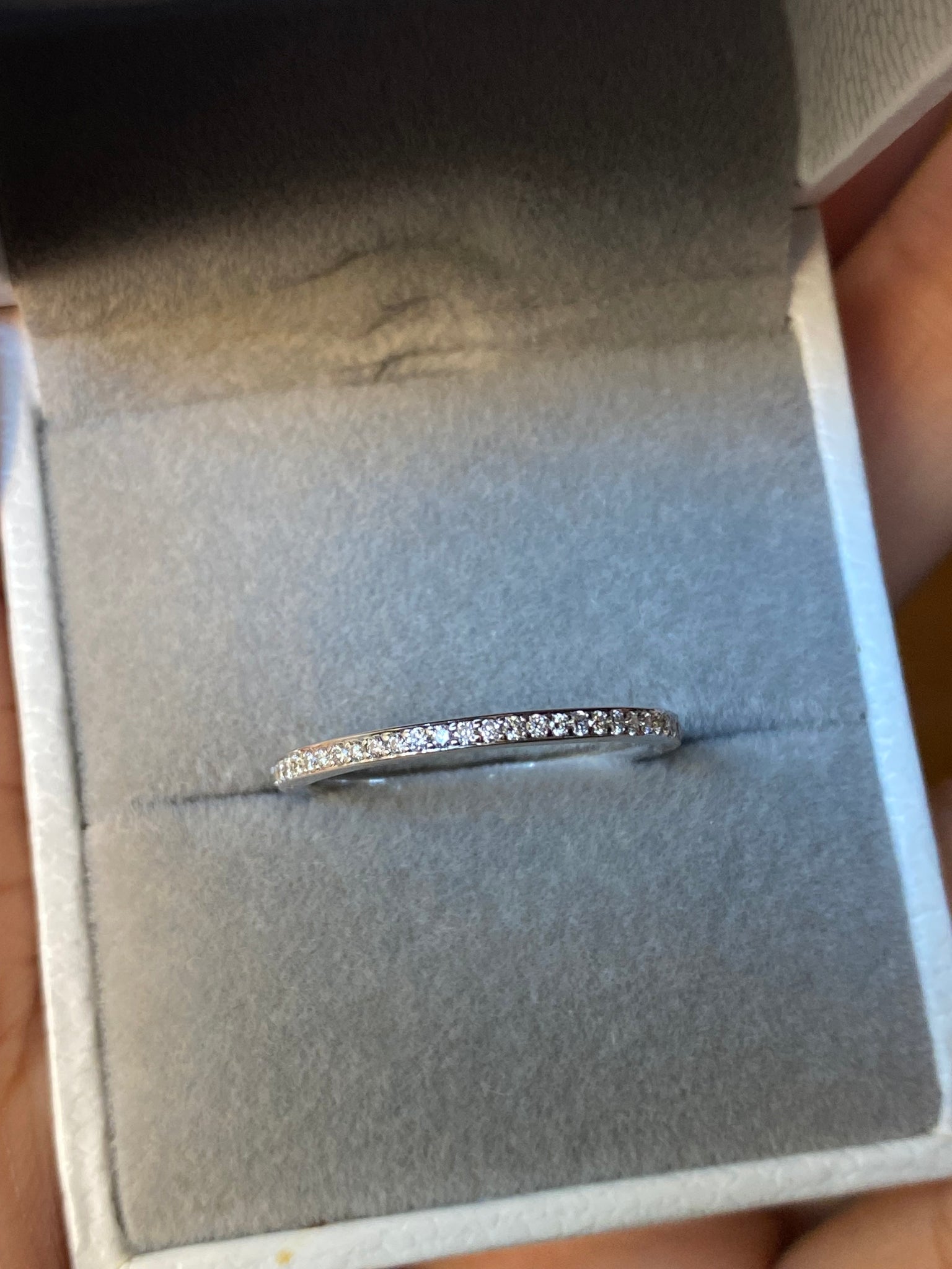 Diamond eternity ring