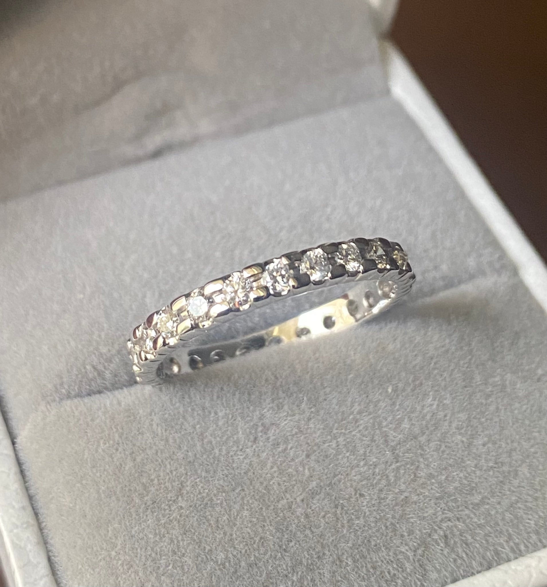 Diamond eternity ring