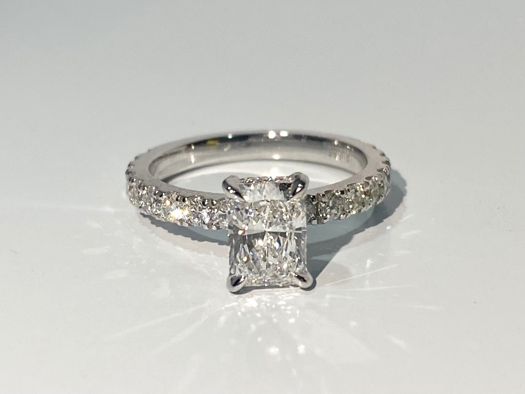 Radiant Cut Diamond Engagement ring